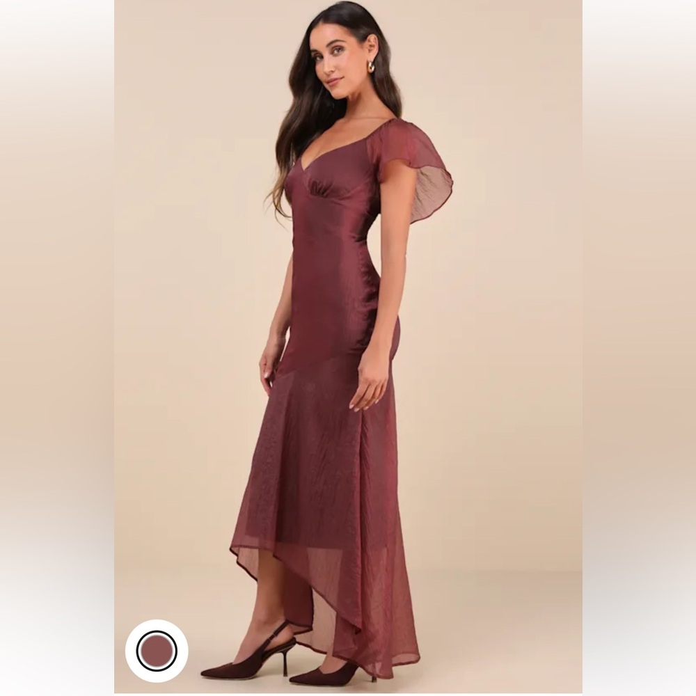 Lulu’s dreamy grace flutter dress